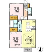 セレッソ カジェ A棟の間取り画像