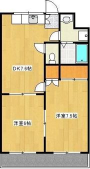 ハイムコンフォートの間取り画像