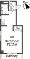 ラ・ベルビー南砂の間取り画像