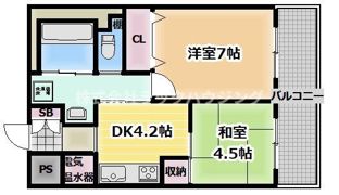 サンリスタ守口の間取り画像
