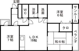 ヴィララボール新根塚の間取り画像