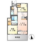 松戸市西馬橋相川町新築アパート（仮称）の間取り画像