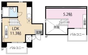 オックスフォードサーカス緑町の間取り画像