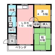 シャリテホサキの間取り画像