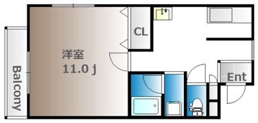 カーサ大薮の間取り画像
