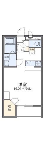レオパレスサニーヒルズの間取り画像