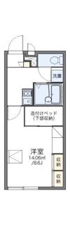 レオパレストゥモローの間取り画像