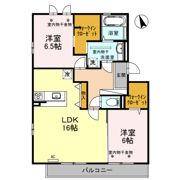 グレースフル華 A棟の間取り画像