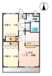 グランディールの間取り画像