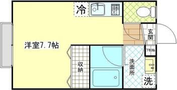 ハイツセゾンⅠの間取り画像