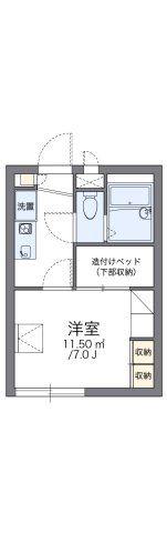 レオパレス植草の間取り画像