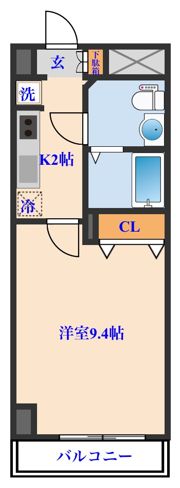 ノーブルプレイス北四番丁の間取り画像