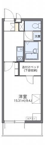 レオパレスエミールプラザの間取り画像