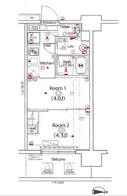 ガーラ・ヴィスタ大島の間取り画像