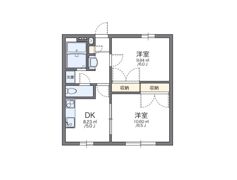 レオパレスOHIⅡの間取り画像