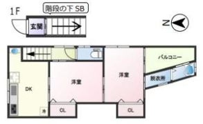 ビーコート青谷の間取り画像