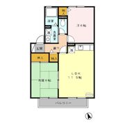 ガーラ Bの間取り画像