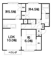 レジデンス1番館の間取り画像