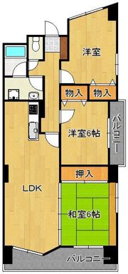 セカンド・レオ守恒の間取り画像