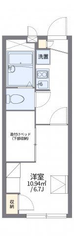 レオパレス平野屋の間取り画像