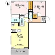 D-Regalo二の宮の間取り画像