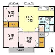 セジュールMG Ⅱの間取り画像