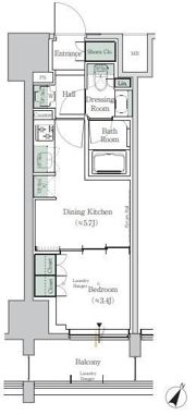 ONE ROOF RESIDENCE TAMACHIの間取り画像