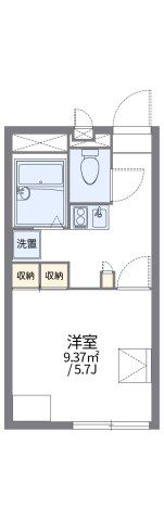 レオパレス津山口の間取り画像