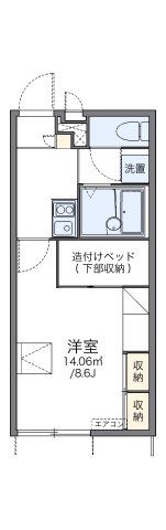 レオパレスロワール郡本の間取り画像