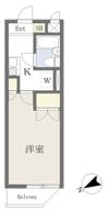 ハナレイ小田原の間取り画像