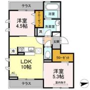 マイプレイス東照宮 Bの間取り画像