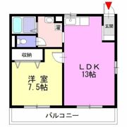 ミヤビⅡの間取り画像