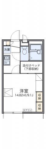 レオパレス平尾ハイツの間取り画像