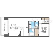 シエリア大阪天神橋の間取り画像