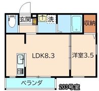 R－SIXTEENの間取り画像
