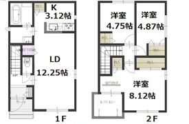 アイリス倉敷 A号室の間取り画像