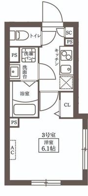 PRATIQUE Yoyogiの間取り画像