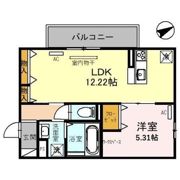 West PathⅡ（ｳｪｽﾄﾊﾟｽⅡ）の間取り画像