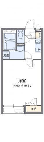 クレイノリブェールポムールの間取り画像