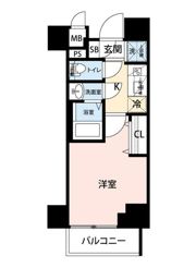 マイナビSTAY横浜戸部（ベルシード横濱WESTⅢ）の間取り画像