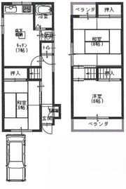 国松町戸建の間取り画像