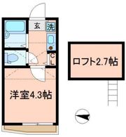 リバーテラス小岩の間取り画像