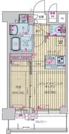 プレリス北巽駅前ラバルスの間取り画像