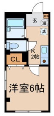 ペントス神田五軒町の間取り画像