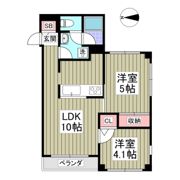 ポプリ蓮沼の間取り画像