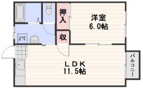 コーポラス小西 当新田の間取り画像
