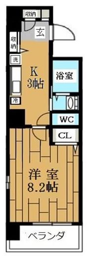 オークデンコートの間取り画像