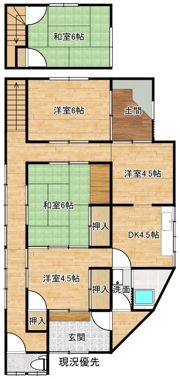藤花揖屋戸建の間取り画像