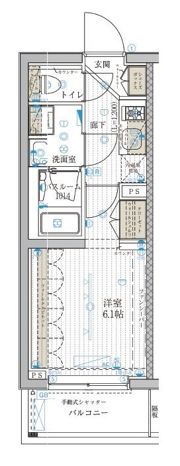 ブライズ高砂の間取り画像