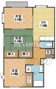 ファミーユ貝津の間取り画像